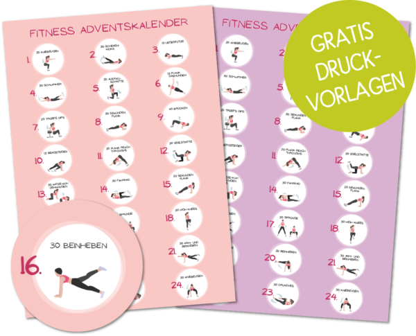 DIY Fitness Adventskalender