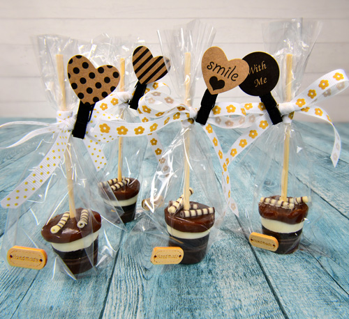 DIY Trinkschokolade mit Karamell als Geschenk