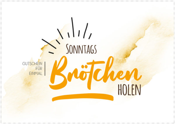 Sonntagsbrötchen-Gutschein