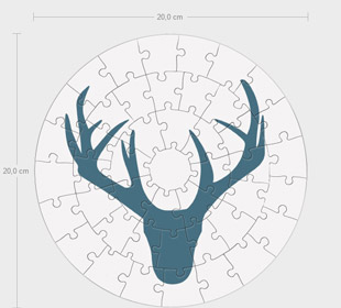 Puzzle selbst gestaltet